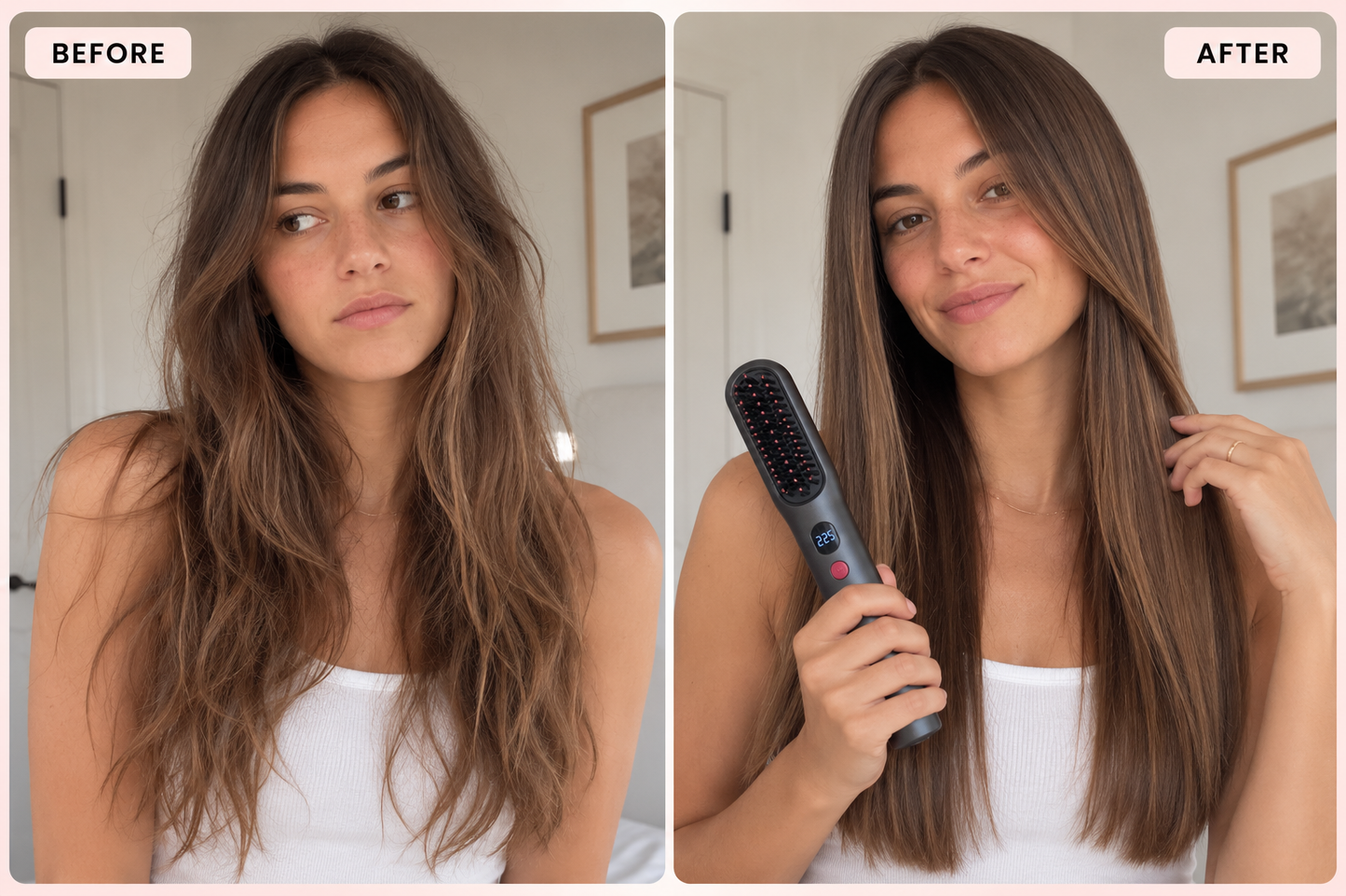 Vessora™ Mini Ionic Straightening Brush