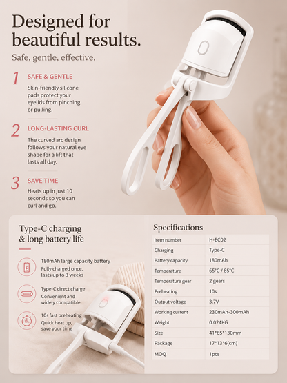 Vessora™ Halo Heated Eyelash Curler