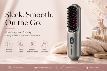 Vessora™ Mini Ionic Straightening Brush