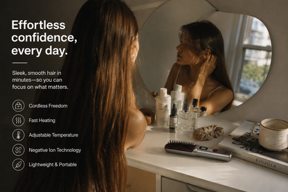 Vessora™ Mini Ionic Straightening Brush