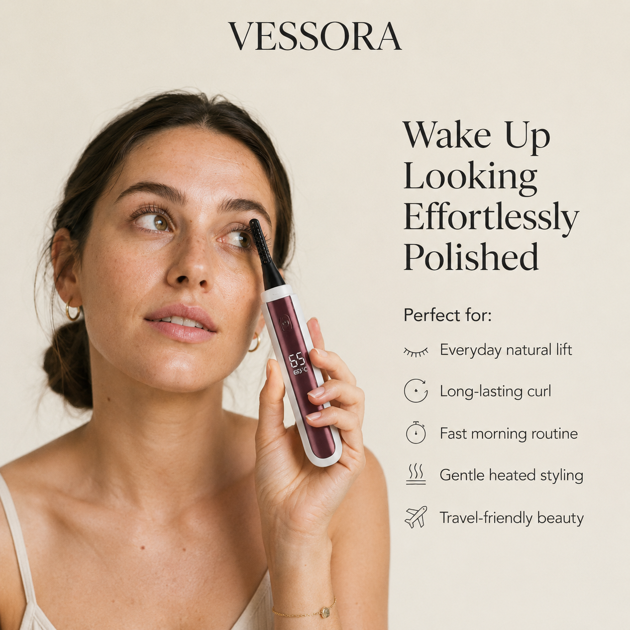 Vessora™ Halo Pro Heated Lash Curler