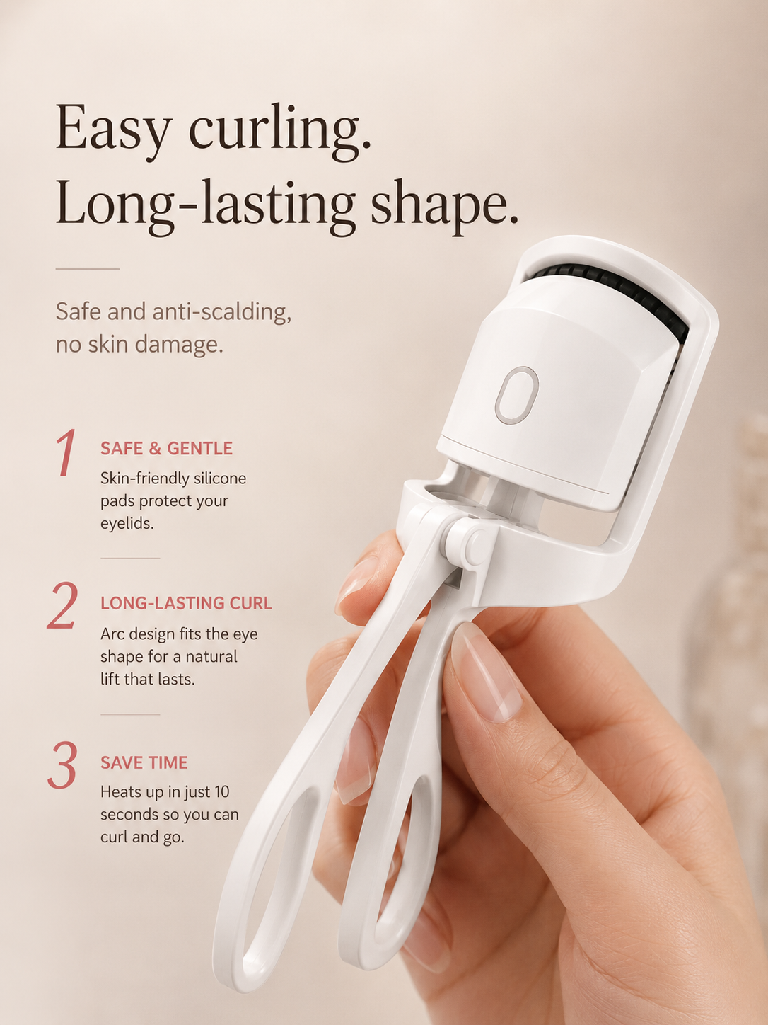 Vessora™ Halo Heated Eyelash Curler